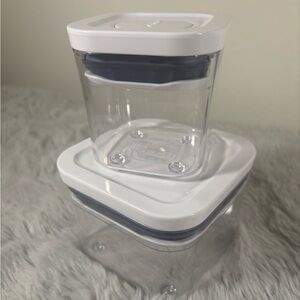 LIKE NEW OXO Pop Airtight Storage Containers